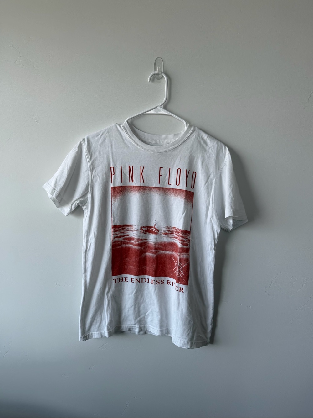 Pink Floyd The Endless River White Graphic Band Tee